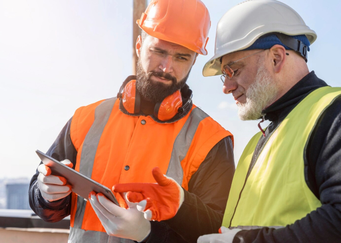 All States Mechanical safety team on a job site